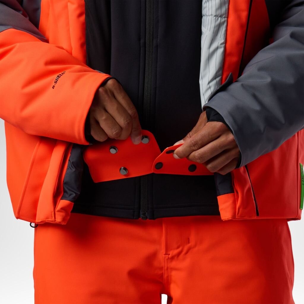 Veste de ski Rossignol M HERO ISOLÉE - ROUGE NÉON
